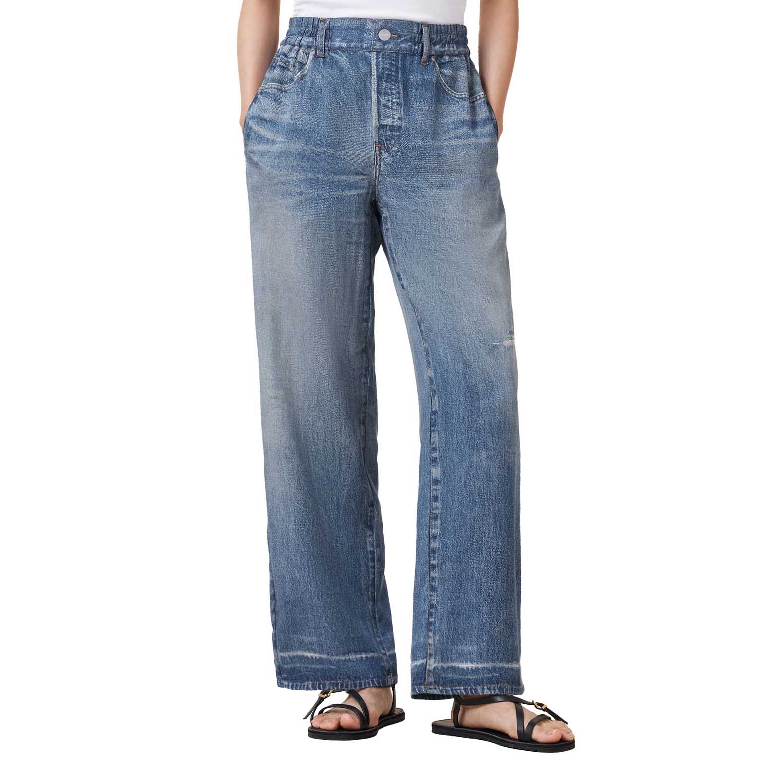 AllSaints Tyler Illusion Straight Leg Jeans